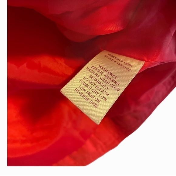 Northern Reflections bright red velvet feel jacket - Picture 8 of 9